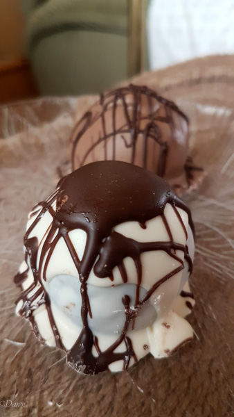 Delicious rum balls from Kruse's Bakery - located in the Market On Macleod in Calgary, Alberta